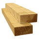 250mmx125mm Railway Sleeper Green Treated 2.4MTR