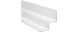 Midnight Black Metaltrim Internal Corner Profile 3m