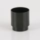 68Mm Round Downpipe Connector (Black)
