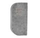 Double Bullnose Solid Blue Brick 