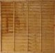 6'X5' Waney Lap Fence Panel – Autumn Gold