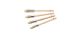 4pc Pointed Synthetic Sash Brush Set