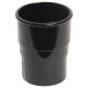 68mm Round Downpipe RND Connector (Black)